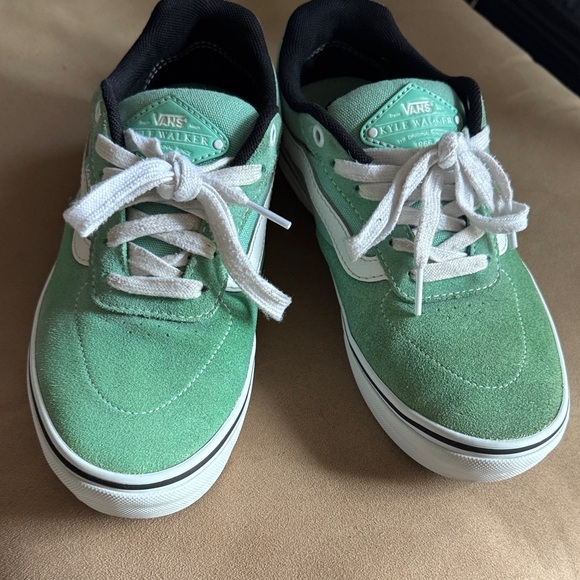 Vans Other - Vans Mint Green Kyle Walker Sneakers with White Accents